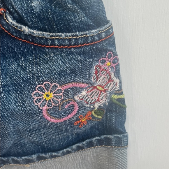 Place Denim with Pink Button Accent - Picture 5 of 8